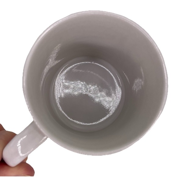 VTG 'Been Thinking About You' 10oz Ceramic Mug Cartoon Blonde Boy And Yellow Dog - Picture 5 of 12